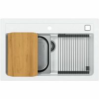 Товар: Кухонная мойка Alveus Granital Atrox 40 Arctic G11 790x500 1140443 Белая - фото 2 Кухонная мойка Alveus Granital Atrox 40 Arctic G11 790x500 1140443 Белая — фото 2, Кухонные мойки