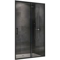 Товар: Душевая дверь Abber Schwarzer Diamant 130 AG30130B5 профиль Черный стекло прозрачное - фото 1 Душевая дверь Abber Schwarzer Diamant 130 AG30130B5 профиль Черный стекло прозрачное — фото 1, Раздвижные душевые двери