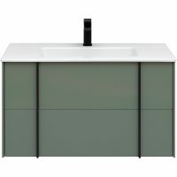 Тумба под раковину Allen Brau Reality 90 1.32006.CGM подвесная Олива матовая — фото 8, Тумбы под раковину