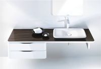 Раковина Duravit PuraVida 70 0369700000 Белая — фото 2, Раковины накладные