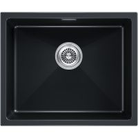 Кухонная мойка Paulmark Lumi 55 UNI LU55-BLM Черный маталлик — фото 1, Кухонные мойки
