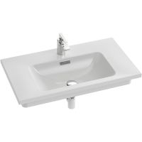 Раковина Jacob Delafon Vox 80 EXAE112-Z-00 Белая — фото 1, Раковины подвесные