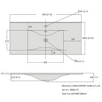 Тумба с раковиной SanVit Авеню-2 90 kavenu2090w подвесная Белая глянцевая — фото 8, Тумбы с раковиной