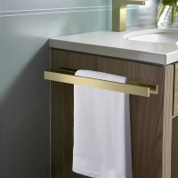 Полотенцедержатель Timo Petruma 15252/17 двойной Золото матовое — фото 5, Полотенцедержатели