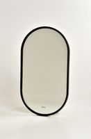 Зеркало Sintesi Tito 45 SIN-SPEC-TITO-45 с подсветкой Черное с сенсорным выключателем — фото 3, Зеркала в ванную комнату