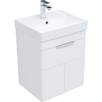 Товар: Тумба под раковину Aquanet Ирис new 50 310147 подвесная Белый глянец - фото 6 Тумба под раковину Aquanet Ирис new 50 310147 подвесная Белый глянец — фото 6, Мебель для ванной