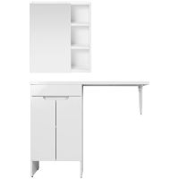 Тумба с раковиной Orange Sistema 110 L STD-110TUW+RAL Белая — фото 12, Тумбы с раковиной