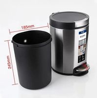 Ведро для мусора Frap F711 Сатин — фото 8, Мусорные ведра