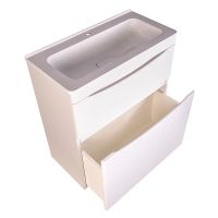 Товар: Тумба под раковину Style Line Бергамо 70 СС-00002310 Белая антискрейтч - фото 3 Тумба под раковину Style Line Бергамо 70 СС-00002310 Белая антискрейтч — фото 3, Мебель для ванной