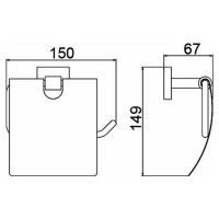 Товар: Держатель туалетной бумаги D-Lin D240222 с крышкой Черный матовый - фото 2 Держатель туалетной бумаги D-Lin D240222 с крышкой Черный матовый — фото 2, Держатели туалетной бумаги