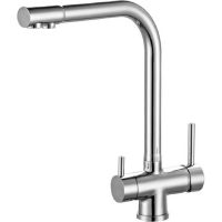 Смеситель для кухни ZorG Sanitary ZR 348 YF Хром — фото 1, Смесители