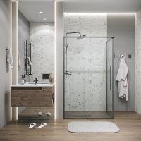 Товар: Душевой уголок Grossman Galaxy 140х80 120.K33.01.1480.42.00 профиль Графит сатин стекло прозрачное - фото 8 Душевой уголок Grossman Galaxy 140х80 120.K33.01.1480.42.00 профиль Графит сатин стекло прозрачное — фото 8, Душевые уголки