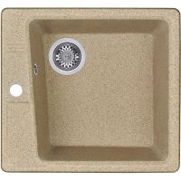 Кухонная мойка Aquaton Парма 47 1A713032PM220 Песочная — фото 1, Кухонные мойки