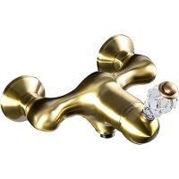 Смеситель для душа Boheme Crystal 304-CRST Бронза — фото 1, Смесители