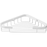 Полка корзина WasserKRAFT K-733W угловая Белая — фото 1, Полки для ванной и душа