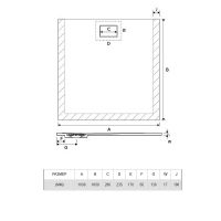 Товар: Акриловый поддон для душа Excellent Lavano Slim 100х100 BREX.1102.100.100.WHN Белый - фото 7 Акриловый поддон для душа Excellent Lavano Slim 100х100 BREX.1102.100.100.WHN Белый — фото 7, Душевые поддоны