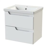 Тумба с раковиной Orange Milano TP-M60-02 подвесная Белая — фото 2, Тумбы с раковиной