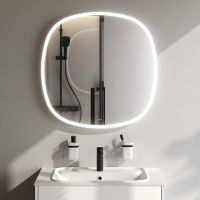 Товар: Зеркало AM.PM Func 80 M8FMOX0801WGS с подсветкой с ИК-сенсорным выключателем - фото 2 Зеркало AM.PM Func 80 M8FMOX0801WGS с подсветкой с ИК-сенсорным выключателем — фото 2, Зеркала в ванную комнату