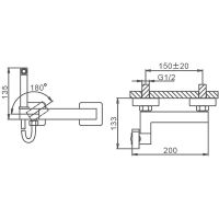 Гигиенический душ со смесителем Frap F7511 Хром — фото 11, Гигиенические души