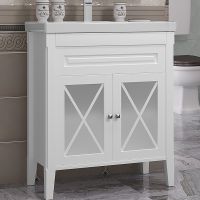 Тумба под раковину Opadiris Палермо 80 00-00002353 Белая матовая — фото 1, Мебель для ванной