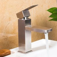 Смеситель для раковины Frap H802 F10802 Сатин — фото 8, Смесители