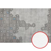 Фреска Ortograf Splendo 31735 Фактура бархат FX Флизелин (4*2,7) Серый, Орнамент/Штукатурка — фото 1, Фрески