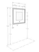 Зеркало Aquaton Уэльс 100 1A208002WA010 с подсветкой с сенсорным выключателем с антизапотеванием — фото 3, Мебель для ванной