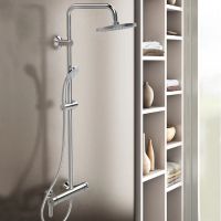 Душевая система Ideal Standard Idealrain Eco Evo Хром арт-B2266AA — фото 3, Душевые стойки