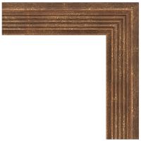 Зеркало Evoform Definite 83х63 BY 1009 в багетной раме - Сухой тростник 51 мм — фото 3, Мебель для ванной