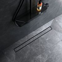 Душевой лоток AM.PM MasterFlow 80 W01SC-U11-080-04BM с Черной матовой решеткой / под плитку Tile — фото 17, Душевые лотки