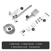 Смеситель для ванны Frap H61 F2261 универсальный Хром — фото 2, Смеситель для ванны