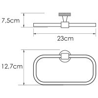 Товар: Кольцо для полотенец WasserKRAFT Mosel K-46660 Хром - фото 7 Кольцо для полотенец WasserKRAFT Mosel K-46660 Хром — фото 7, Полотенцедержатели