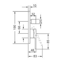 Товар: Смеситель для душа Villeroy&Boch Subway 2.0 TVS10235300061 Хром - фото 2 Смеситель для душа Villeroy&Boch Subway 2.0 TVS10235300061 Хром — фото 2, Смесители