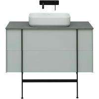 Тумба под раковину Allen Brau Reality 100 1.32007.PWM подвесная Папирус матовый — фото 23, Тумбы под раковину