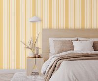 Обои Zambaiti Parati Tradizione Italiana 2025 Z21727 Винил на флизелине (0,53*10,05) Бежевый, Полоса — фото 2, Обои для стен