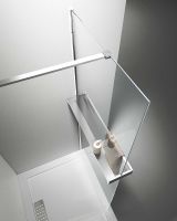 Душевая перегородка Vincea Walk-In HR 100 VSW-4HR100CL профиль Хром стекло прозрачное — фото 3, Душевые перегородки