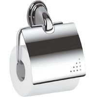 Держатель туалетной бумаги Haiba HB1503 с крышкой Хром — фото 1, Держатели туалетной бумаги