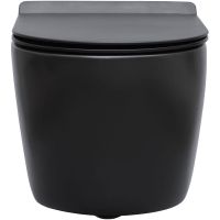 Унитаз Aquanet Cetus-BW Rimless 287008 подвесной с сиденьем Микролифт — фото 3, Подвесные унитазы