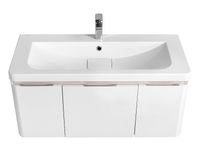 Тумба под раковину Aquaton Шерилл 105 1A206301SH010 подвесная Белая — фото 2, Тумбы под раковину