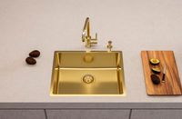 Товар: Кухонная мойка Alveus Kombino 50 Monarch Gold SAT-90 540x440x195 F/S 1120902 Золото - фото 4 Кухонная мойка Alveus Kombino 50 Monarch Gold SAT-90 540x440x195 F/S 1120902 Золото — фото 4, Кухонные мойки