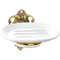 Мыльница Art&Max Impero AM-1233-Do-Ant Античное золото — фото 1, Мыльницы