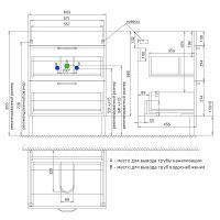 Товар: Тумба с раковиной Iddis Oxford 60 OXF60N0i95K Синяя - фото 6 Тумба с раковиной Iddis Oxford 60 OXF60N0i95K Синяя — фото 6, Тумбы с раковиной
