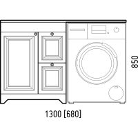 Товар: Тумба под раковину Corozo Леон 70 Z2 SD-00000726 Белая - фото 5 Тумба под раковину Corozo Леон 70 Z2 SD-00000726 Белая — фото 5, Мебель для ванной