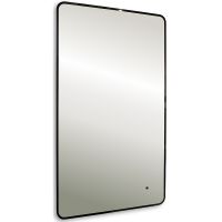 Зеркало Silver Mirrors Incanto 60 LED-00002538 с подсветкой Черное с бесконтактным выключателем и диммером — фото 1, Зеркала в ванную комнату