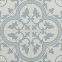 Керамогранит Etili Seramik Ledbury Powder Blue Pre-cut 45x45 см — фото 1, Керамогранит