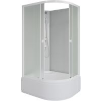 Душевая кабина Niagara Promo 90x80 L P90/80/40L/MT/BK без гидромассажа — фото 2, Душевые кабины