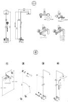 Душевая система Bravat Opal F6125183CP-A-RUS Хром — фото 7, Душевые стойки