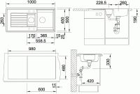 Кухонная мойка Blanco Zia 6S 515072 Кофе — фото 3, Кухонные мойки