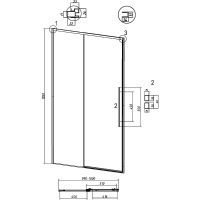 Товар: Душевая дверь Grossman Galaxy 100 100.K33.01.100.42.10 профиль Графит сатин стекло тонированное - фото 11 Душевая дверь Grossman Galaxy 100 100.K33.01.100.42.10 профиль Графит сатин стекло тонированное — фото 11, Душевые двери в нишу