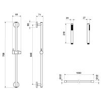 Товар: Душевой гарнитур Aquatek Европа 1 jet AQ2012MB Черный матовый - фото 2 Душевой гарнитур Aquatek Европа 1 jet AQ2012MB Черный матовый — фото 2, Душевые гарнитуры